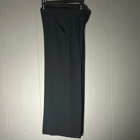 Max Studio Wide Leg Cropped Pants Women's Size S Beach Vibes Lightweight - Picture 7 of 11